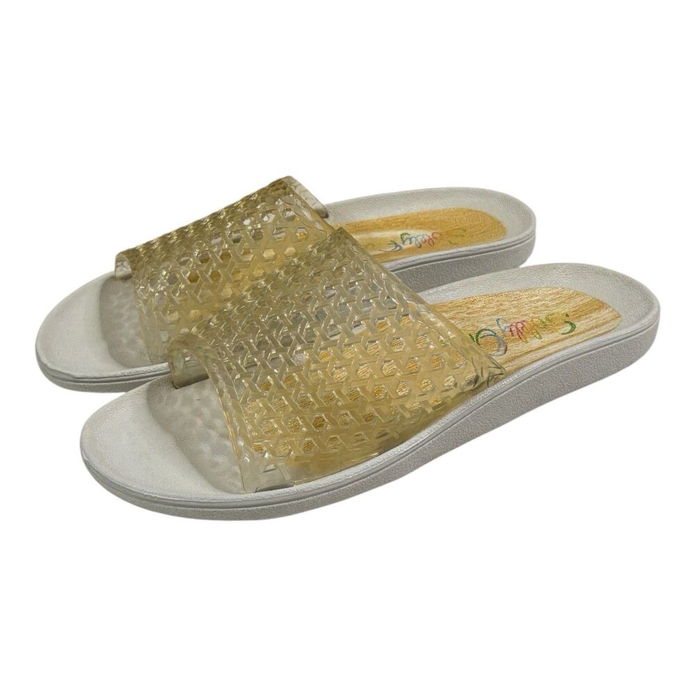Solely Ours Women’s Jelly Sandals Slides Size 7 Beach
